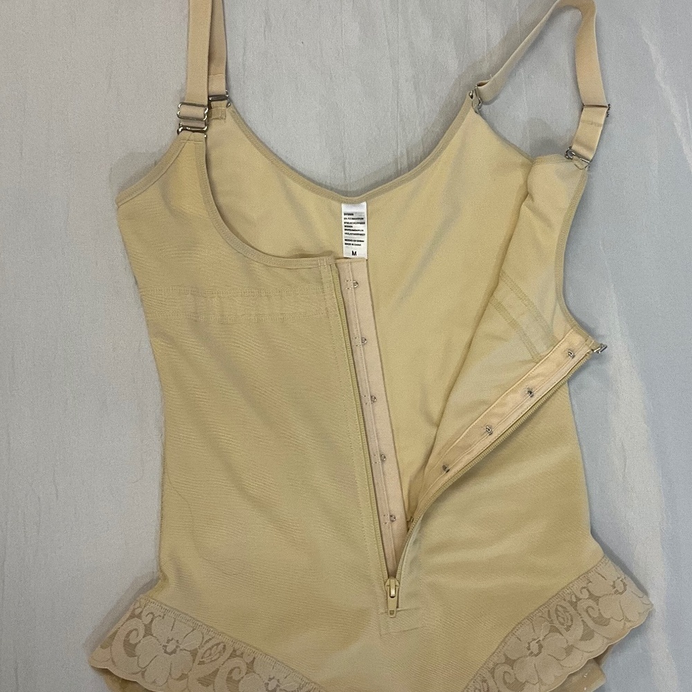 Fajas Post Op Compression Bodysuit Nude Butt Lift Shaper Size Medium - Picture 4 of 10